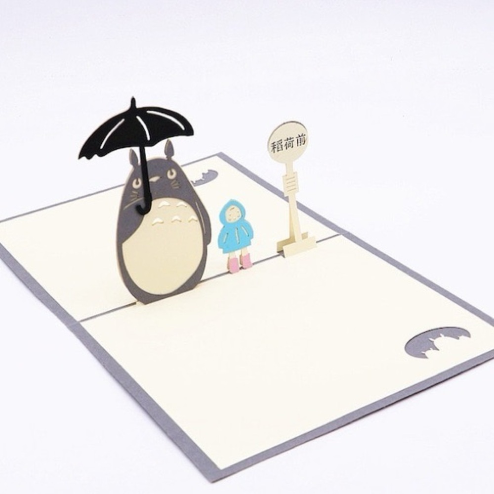 Totoro Popup Card and Envelope